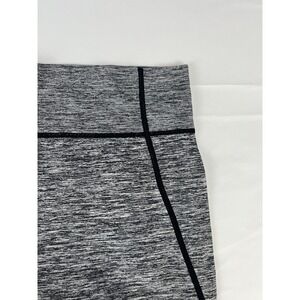 Kathy Capri‎ Plus Leggings Grey Heathered Black Trim Activewear Pants 2X3X